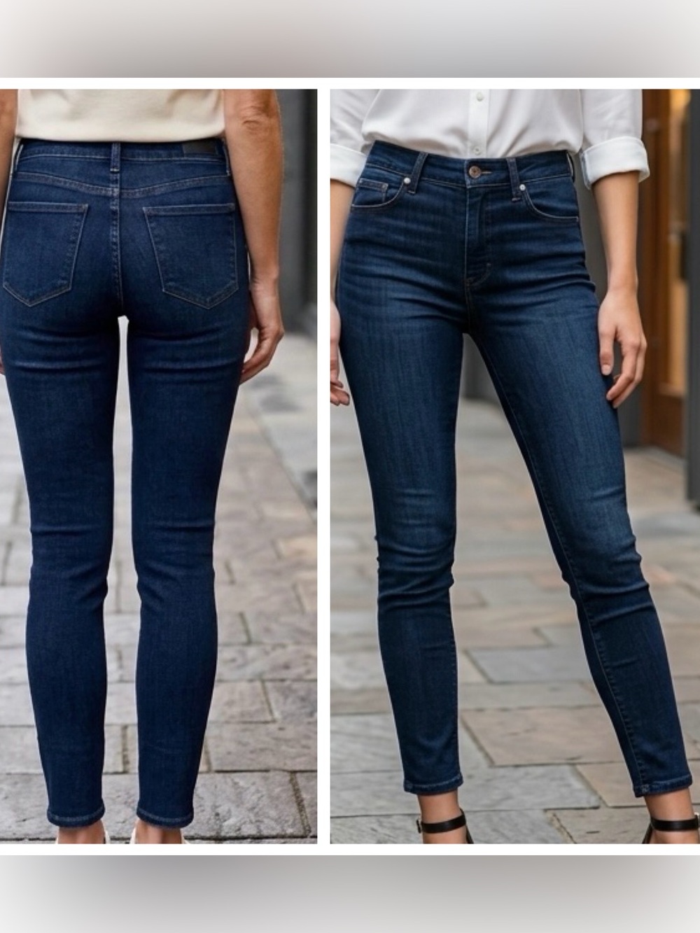 Paige Women’s Sz 29 Hoxton Ankle Mid-Rise Skinny Jeans - Dark Blue